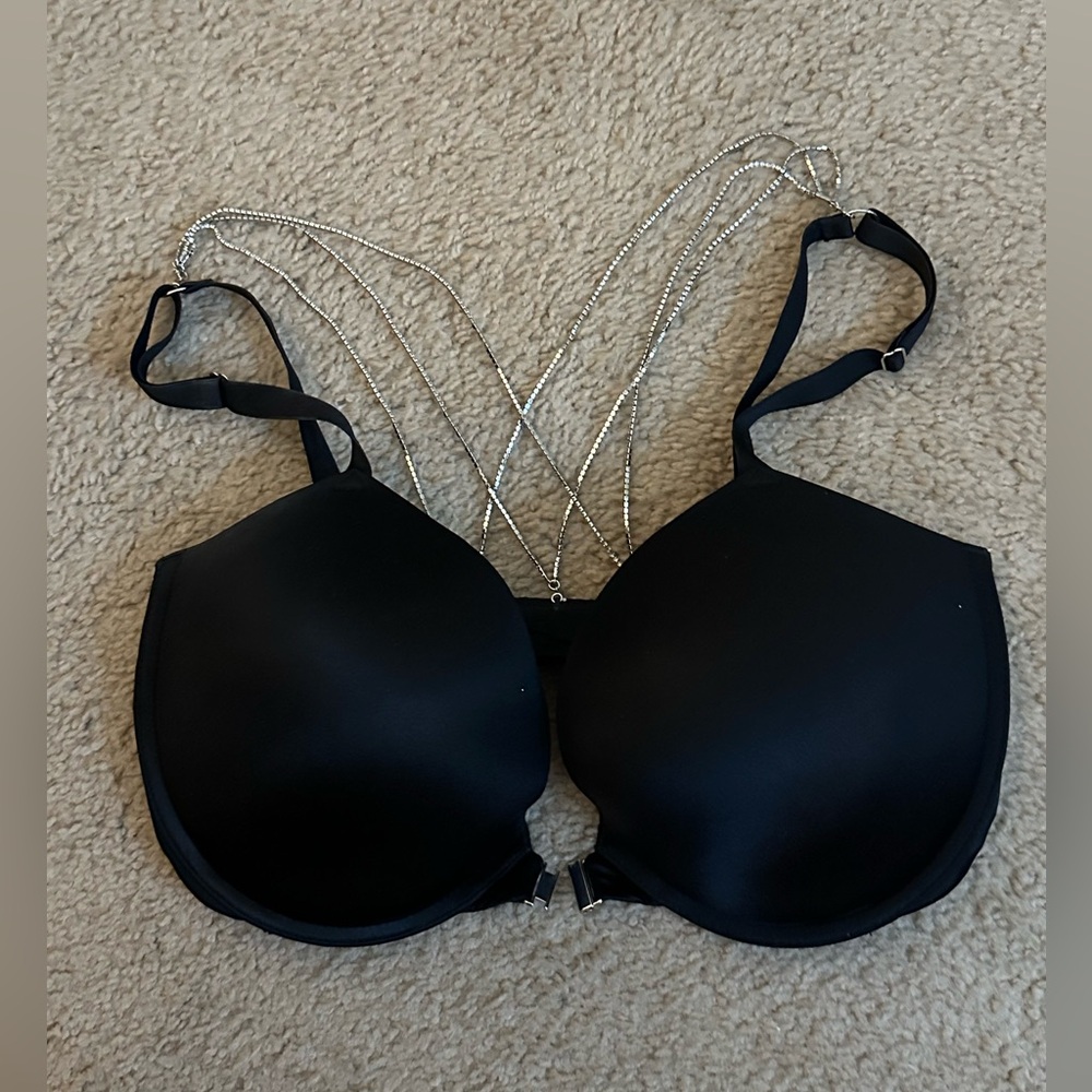 **Victoria’s Secret Very Sexy Push Up Rhinestone Chain Bra**